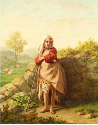 Peasant Girl in bedroom