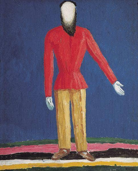 Peasant by Kazimir Malevich — Oil Painting Reproduction