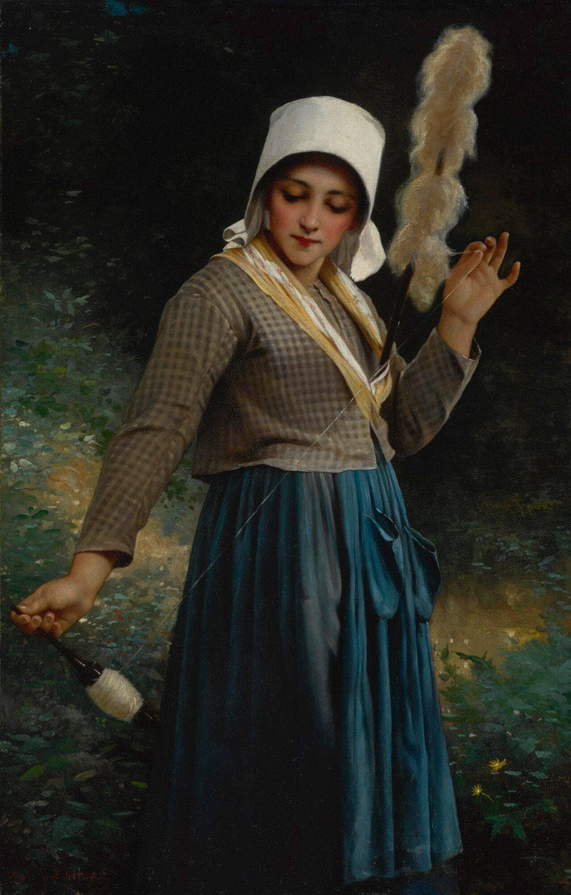 Peasant woman from the Creuse by Charles Victor Thirion — Oil Painting Reproduction