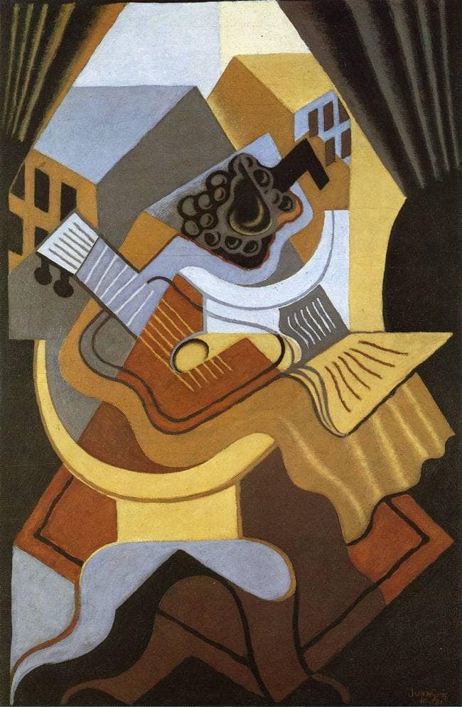Pedestal Table in front of the Window by Juan Gris — Oil Painting Reproduction