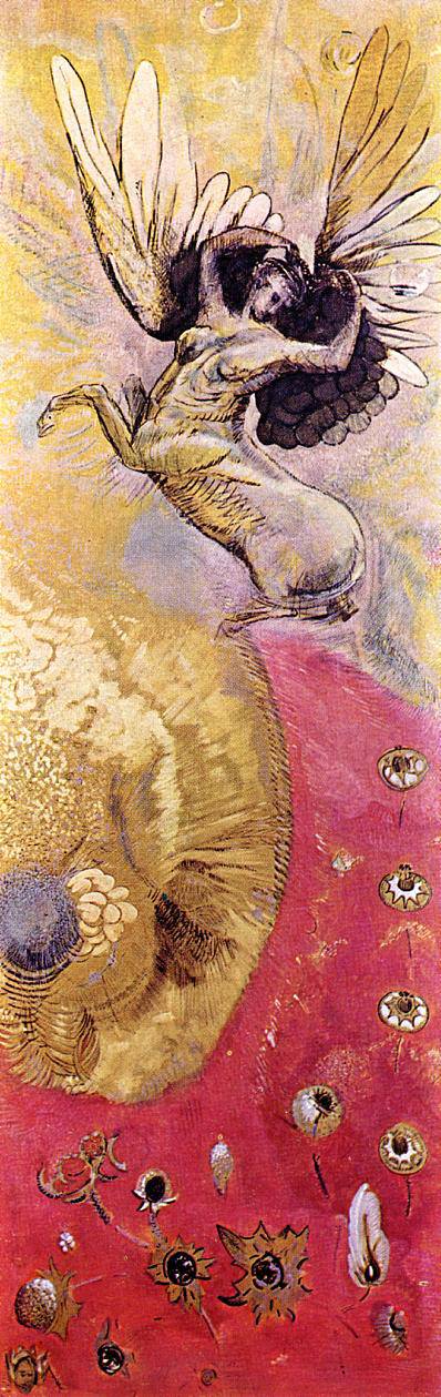 Pegasus by Odilon Redon, Oil Painting Reproduction