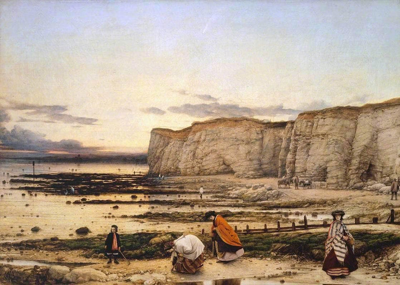 Pegwell Bay, Kent - a Recollection of October 5th 1858 by William Dyce — Oil Painting Reproduction