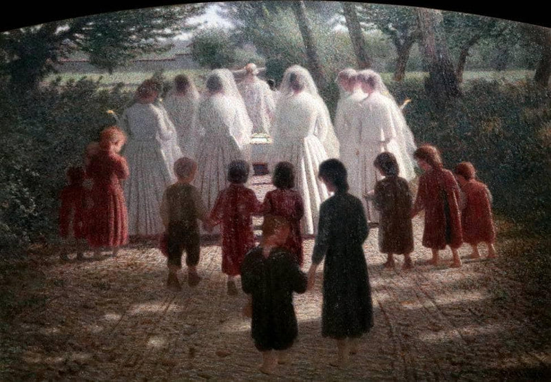 The little dead by Pellizza da Volpedo — Oil Painting Reproduction