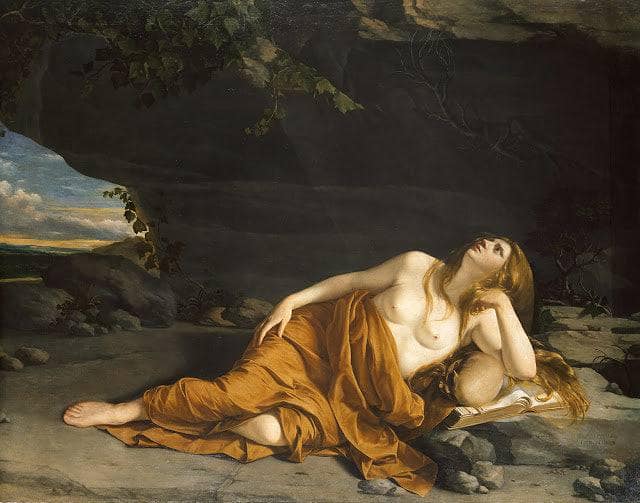 Penitent Magdalen by Orazio Gentileschi — Oil Painting Reproduction