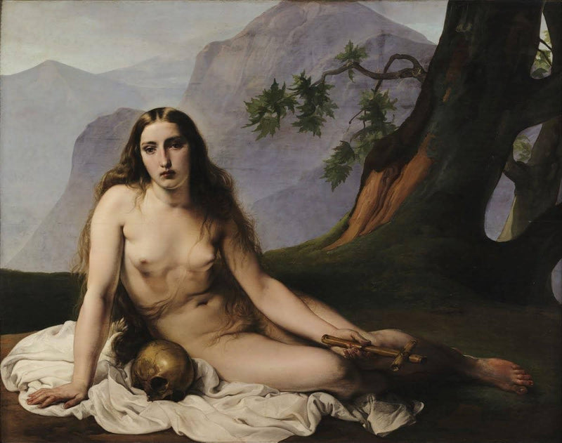 Penitent Mary Magdalene by Francesco Hayez — Oil Painting Reproduction