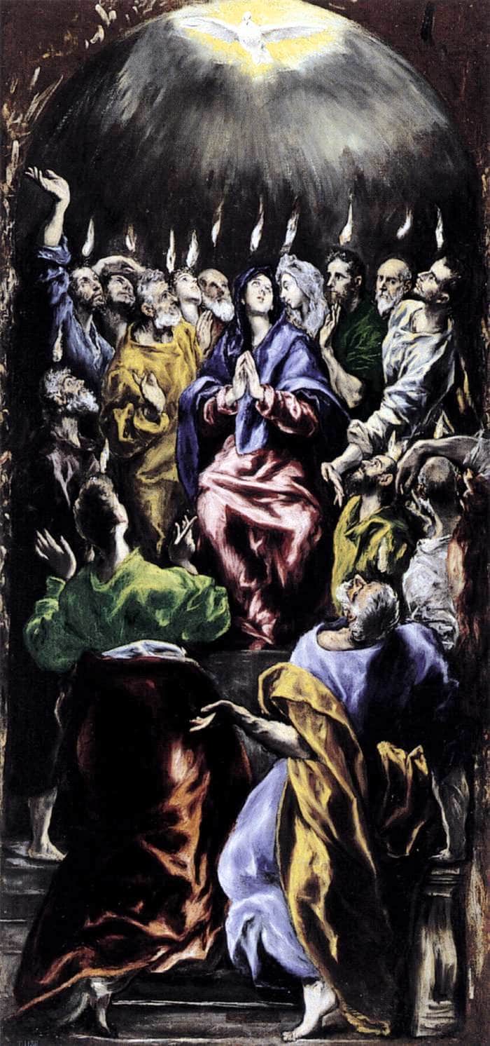 Pentecost by El Greco, Oil Painting Reproduction