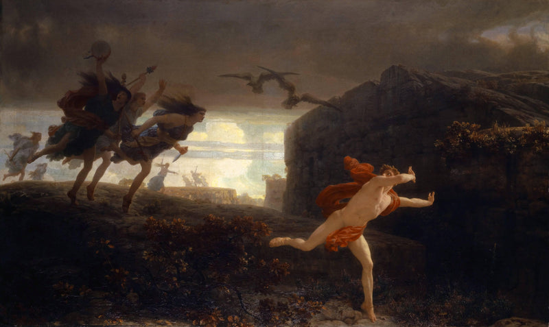 Pentheus Pursued by the Maenads by Charles Giron — Oil Painting Reproduction