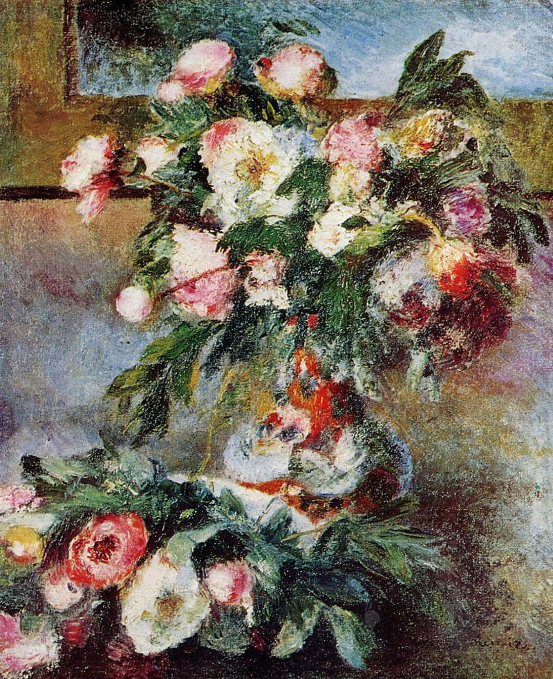Peonies by Pierre-Auguste Renoir — Oil Painting Reproduction