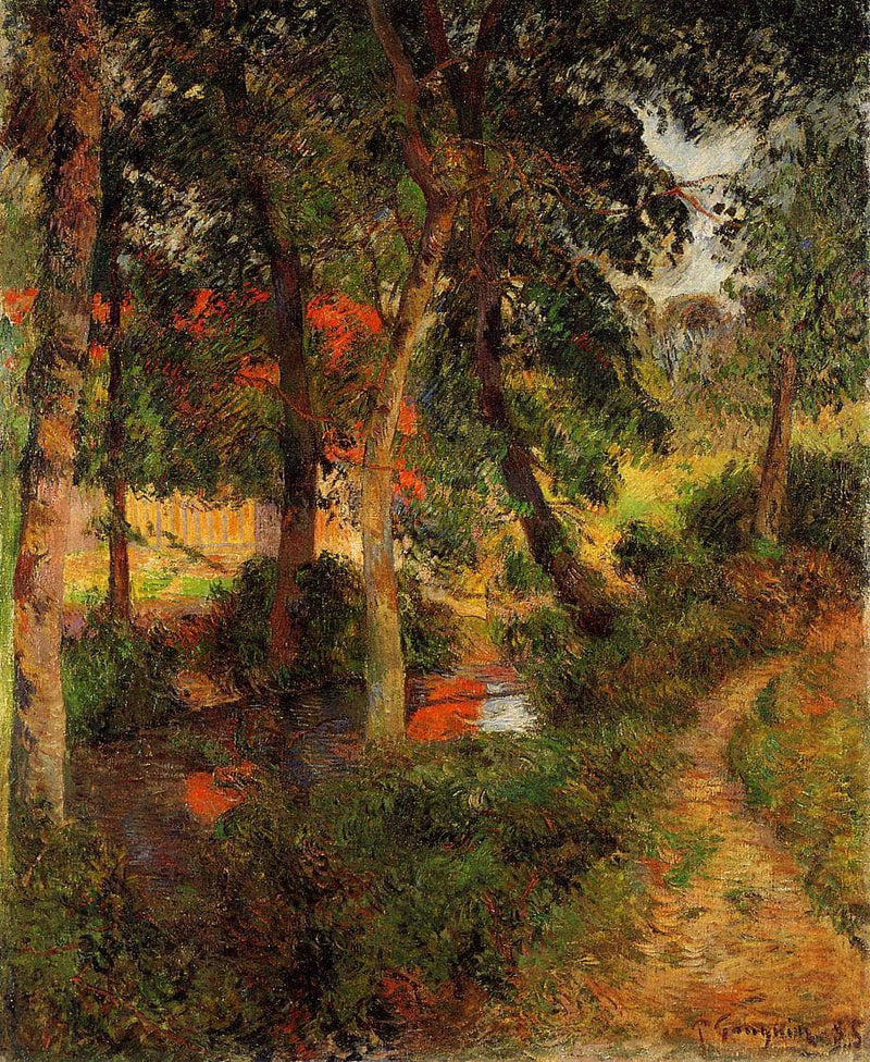 Pere Jean's Path by Paul Gauguin — Oil Painting Reproduction