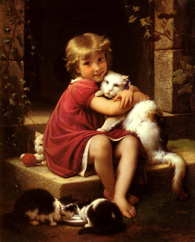 Her Favourite Pet in dining room