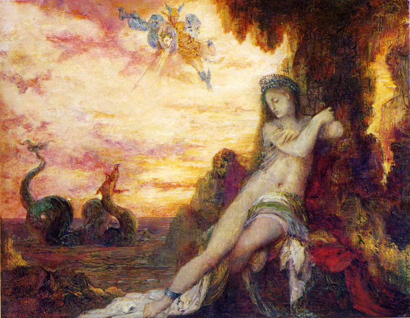 Perseus and Andromeda by Gustave Moreau — Oil Painting Reproduction