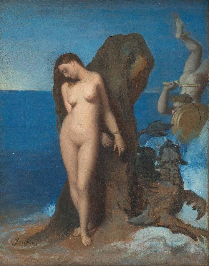 Perseus and Andromeda by Jean Auguste Dominique Ingres — Oil Painting Reproduction