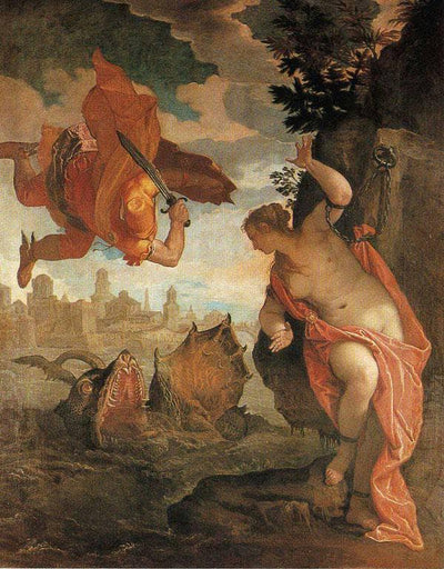Perseus Freeing Andromeda in home office