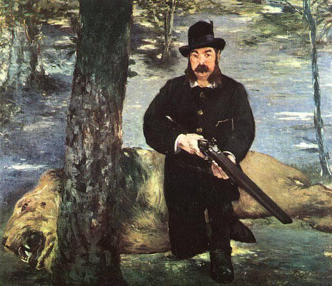 Pertuiset, Lion Hunter by Edouard Manet — Oil Painting Reproduction