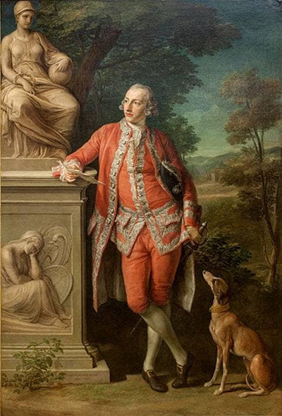 Peter Beckford in study