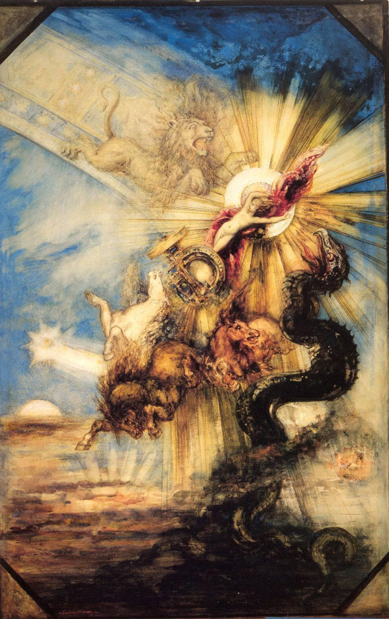 Phaethon by Gustave Moreau — Oil Painting Reproduction