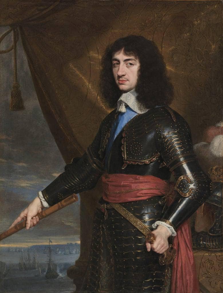 Portrait of King Charles II of England by Philippe de Champaigne — Oil Painting Reproduction