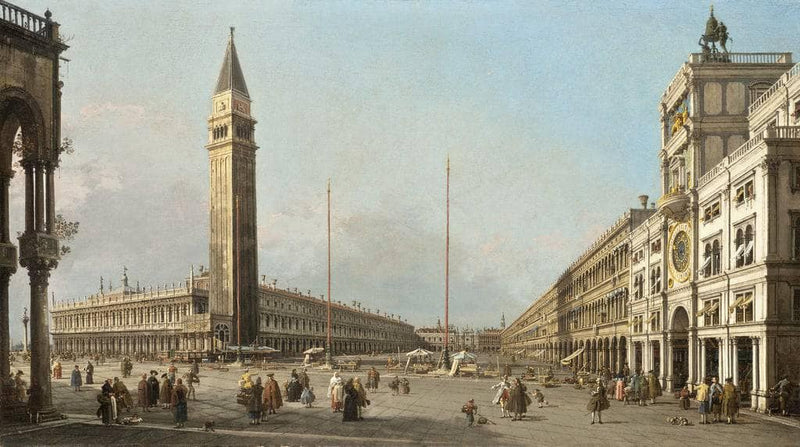 Piazza San Marco Looking South and West by Canaletto — Oil Painting Reproduction