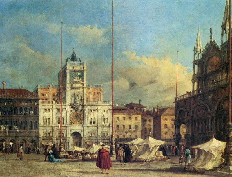 Piazza San Marco, Venice by Francesco Guardi — Oil Painting Reproduction