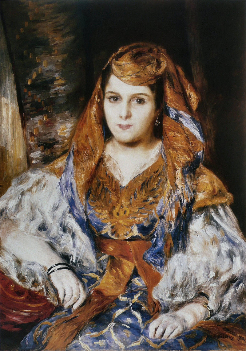 Madame Stora in Algerian Dress by Pierre-Auguste Renoir — Oil Painting Reproduction