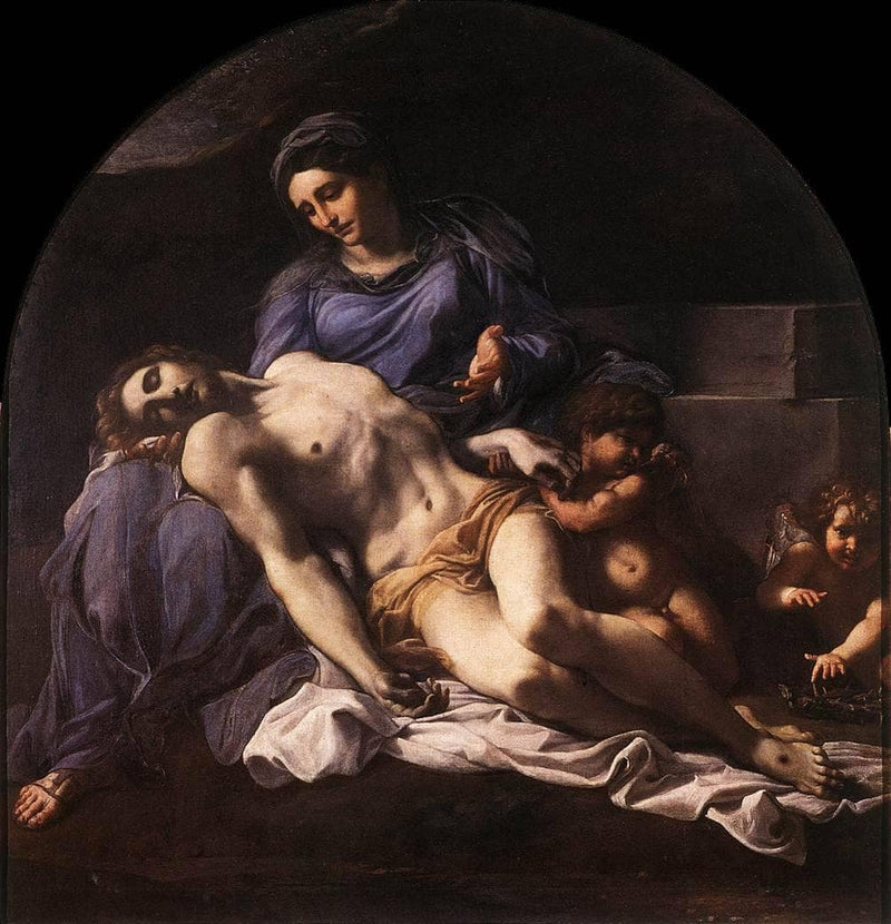 Pieta by Annibale Carracci — Oil Painting Reproduction