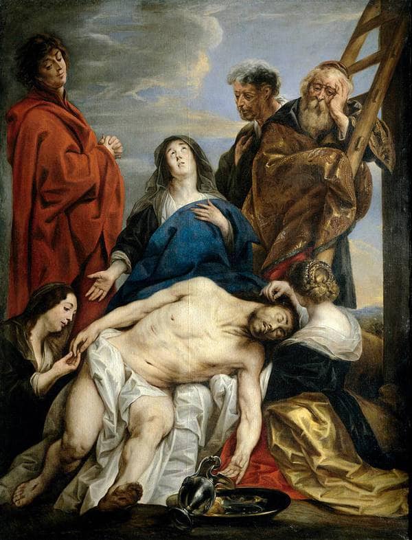 Pieta by Jacob Jordaens — Oil Painting Reproduction