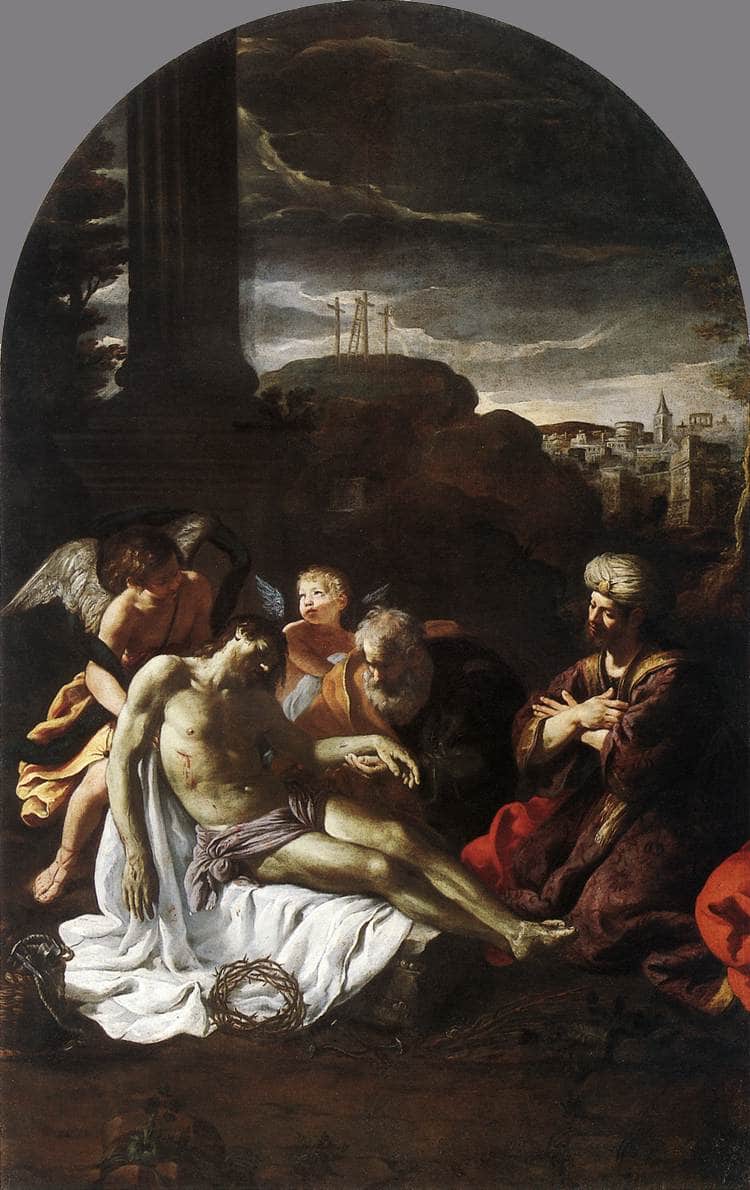 Pietà by Pietro da Cortona — Oil Painting Reproduction