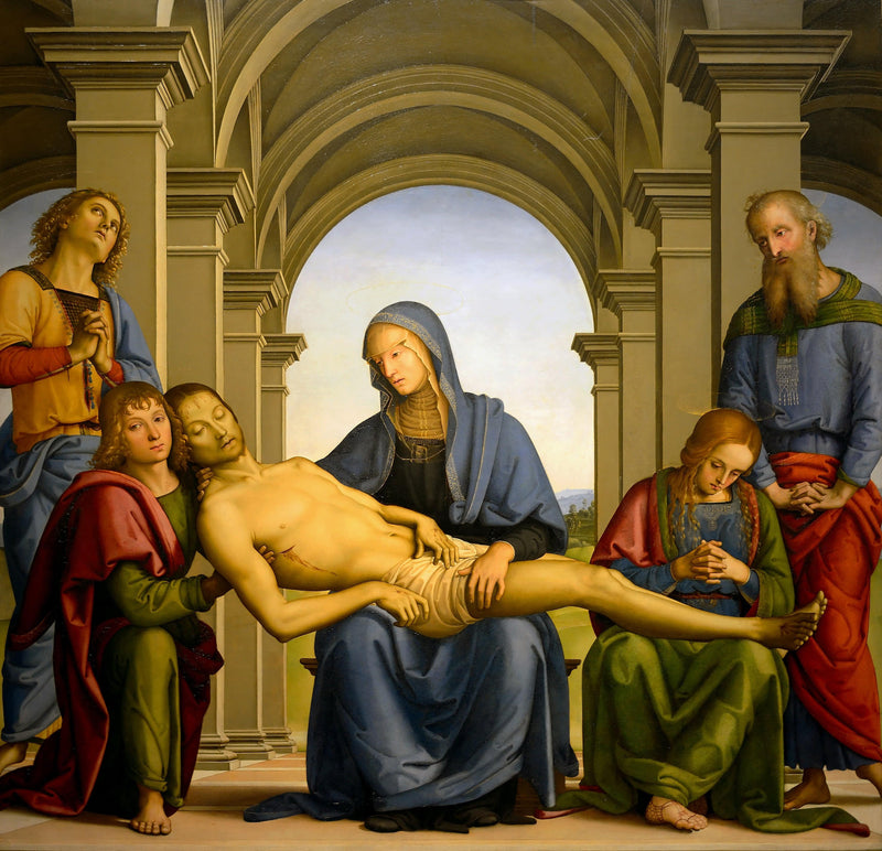 Pieta by Pietro Perugino — Oil Painting Reproduction