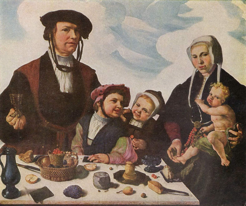 Pieter Jan Foppeszoon and his Family by Maerten van Heemskerck — Oil Painting Reproduction
