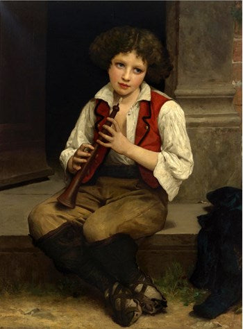 Italian piper in master bedroom