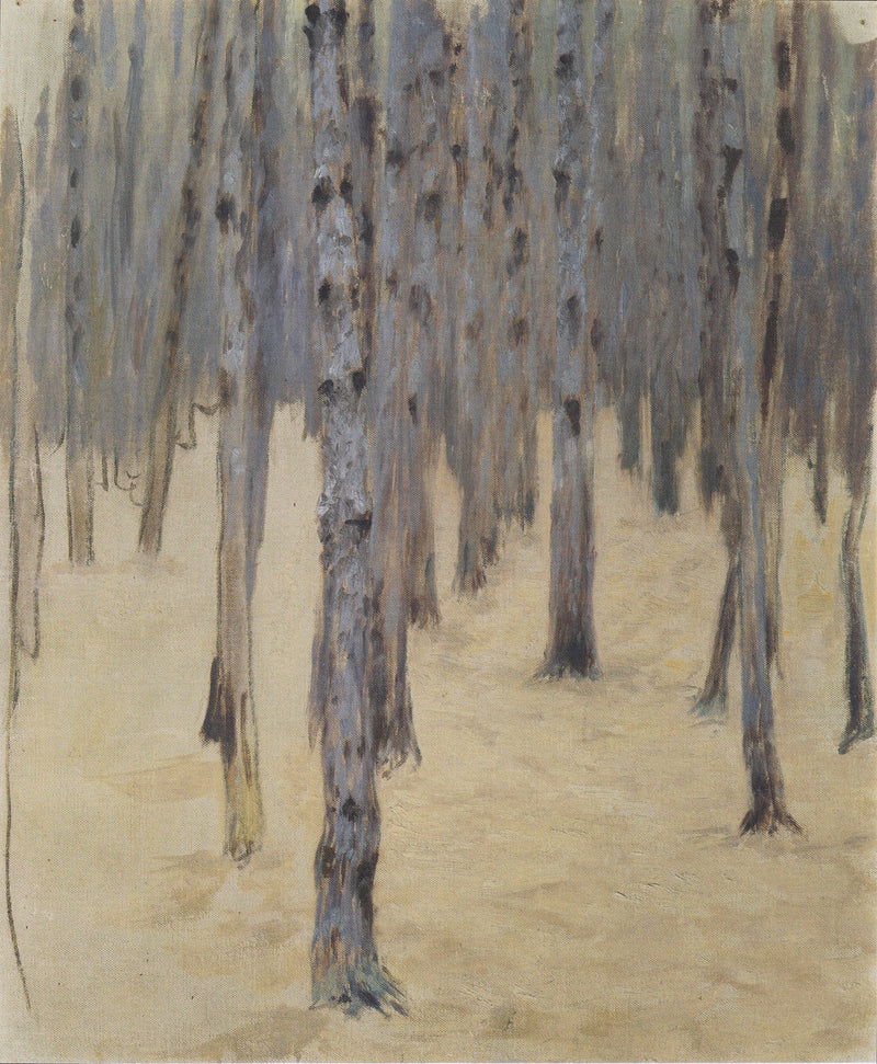 Pine forest in winter by Koloman Moser — Oil Painting Reproduction