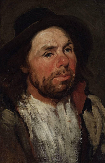 Studium ChÅopa W Kapeluszu in home office