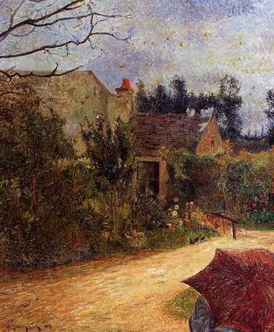 Pissarro's Garden, Pontoise in master bedroom