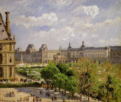 Place du Carrousel, the Tuileries Gardens in living room