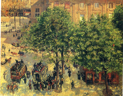 Place du Theatre-Francais, Spring in study