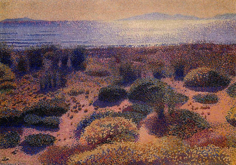 Plage de la Vignassa by Henri-Edmond Cross — Oil Painting Reproduction
