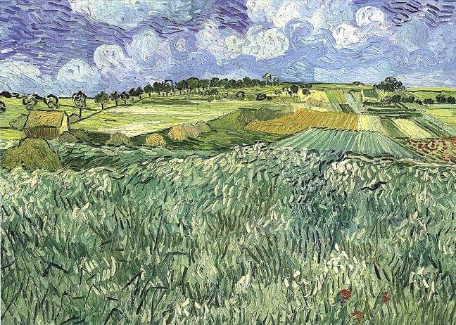 Plain near Auvers by Vincent van Gogh — Oil Painting Reproduction