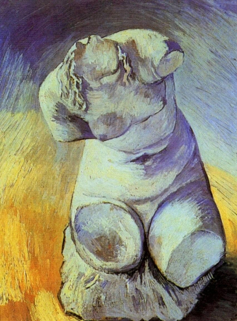 Plaster Statuette of a Female Torso by Vincent van Gogh — Oil Painting Reproduction