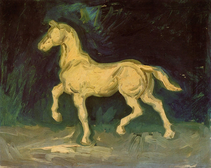 Plaster Statuette of a Horse by Vincent van Gogh — Oil Painting Reproduction