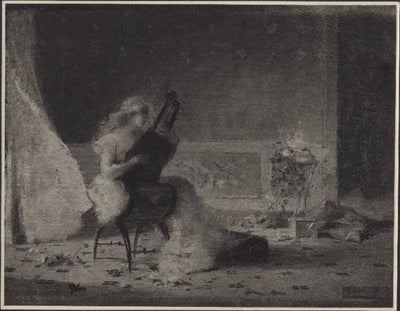 Player in modern living room