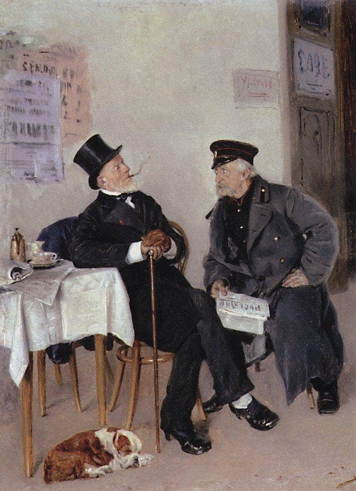Politicians by Vladimir Makovsky — Oil Painting Reproduction