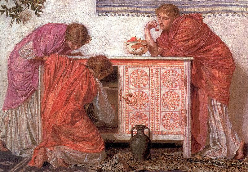 Pomegranates by Albert Joseph Moore — Oil Painting Reproduction