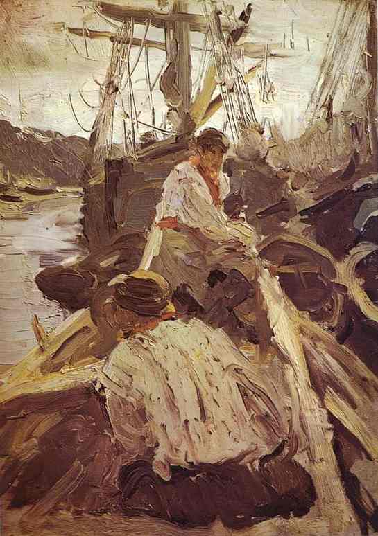 Pomors by Valentin Serov — Oil Painting Reproduction