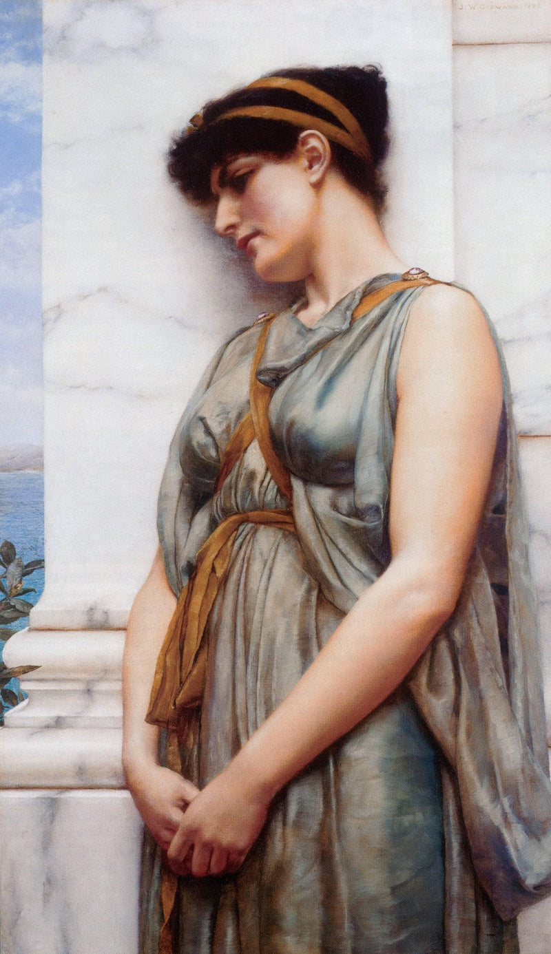 Pompeian Girl by John William Godward — Oil Painting Reproduction