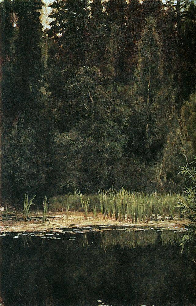 Pond in Akhtyrka by Viktor Vasnetsov — Oil Painting Reproduction