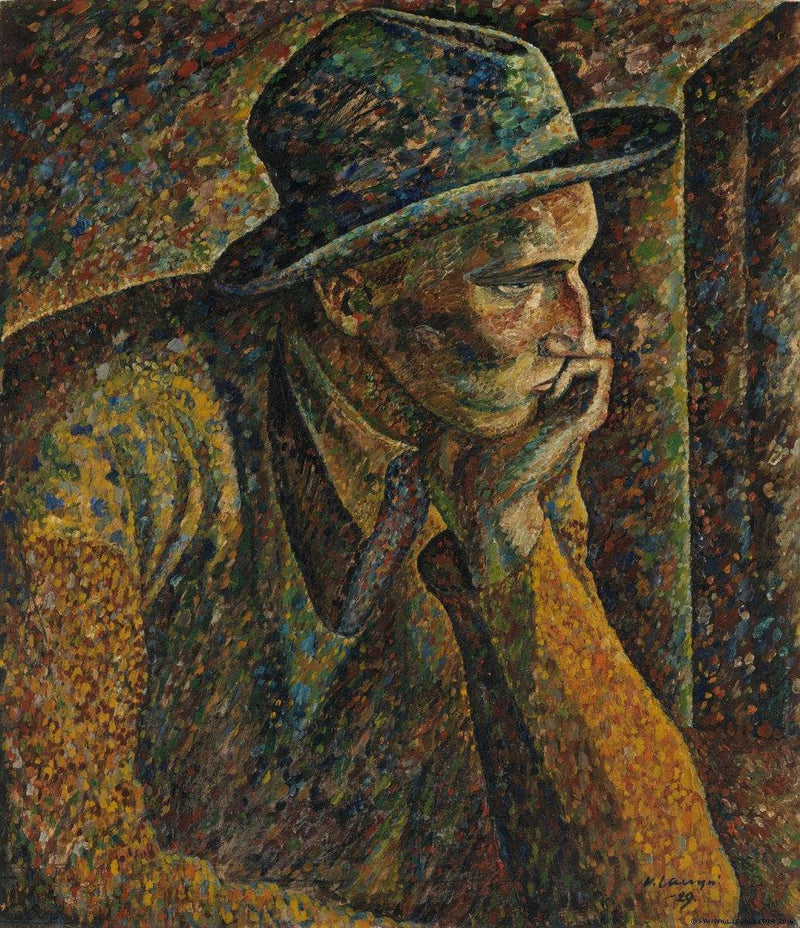 Ponderer by Vilho Lampi — Oil Painting Reproduction