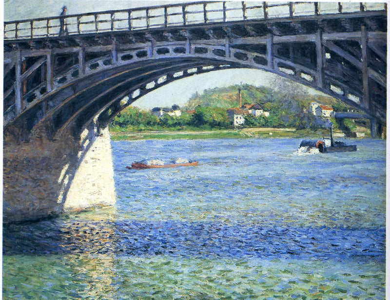 Pont d'Argenteuil by Gustave Caillebotte — Oil Painting Reproduction