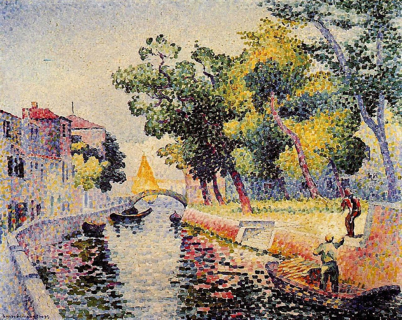 Ponte San Trovaso by Henri-Edmond Cross — Oil Painting Reproduction