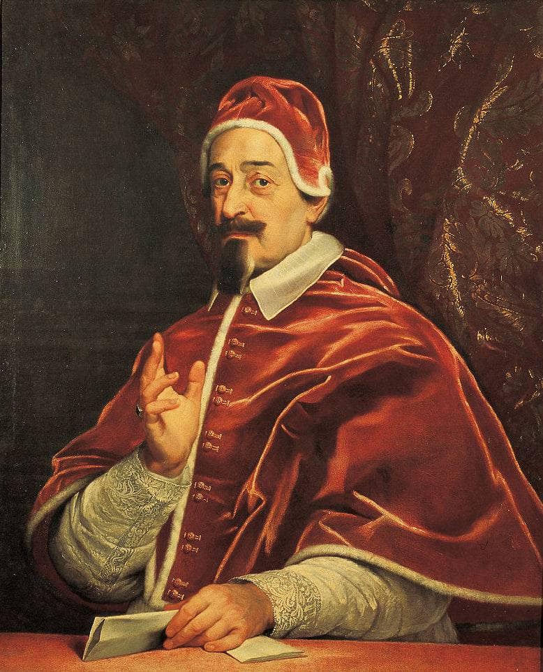 Pope Alexander VII by Giovanni Battista Gaulli — Oil Painting Reproduction
