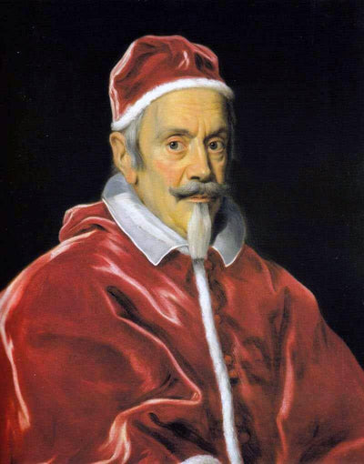 Pope Clement X in home office